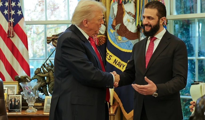 Trump Hosts Syrian Leader Al-Shara at White House, Extends ISIS Coalition Invitation