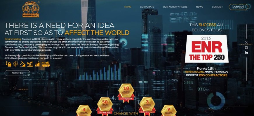 Öztürk Holding: Global Leadership Across 6 Sectors Built on Promise and Quality Since 1989