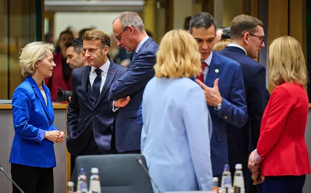 EU leaders meet in Brussels to discuss €90 billion Ukraine aid