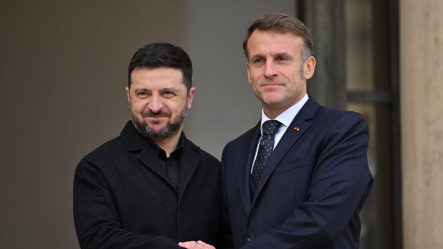 Macron, Zelenskyy discuss Trump's peace plan in Paris meeting