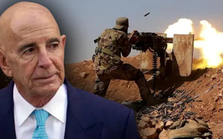 US Envoy Tom Barrack Calls for Restraint Amid Aleppo Clashes