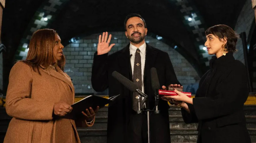 Zohran Mamdani sworn in as New York City's first Muslim mayor