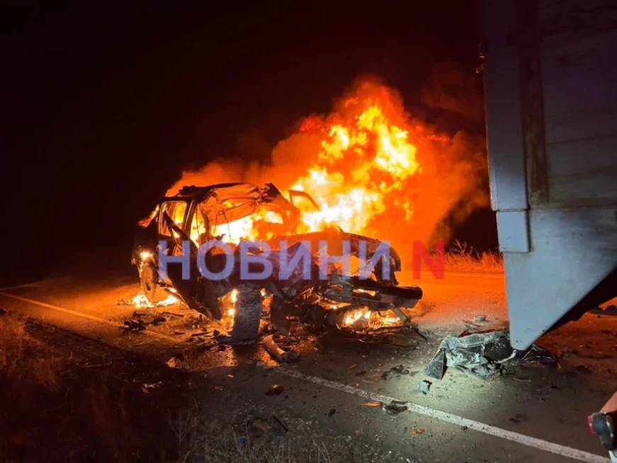 Three People Burned Alive in Fatal SUV Crash in Mykolaiv Region