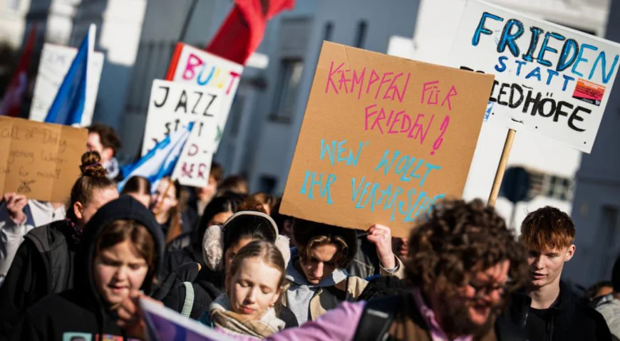 German students protest new military service law nationwide