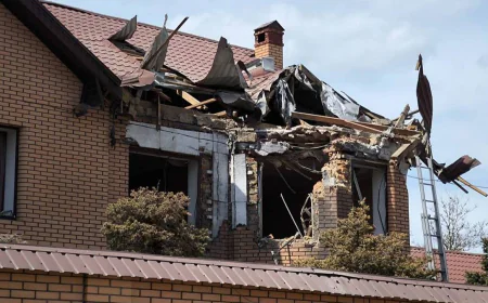 Massive midnight explosions rock Mykolaiv in drone strike
