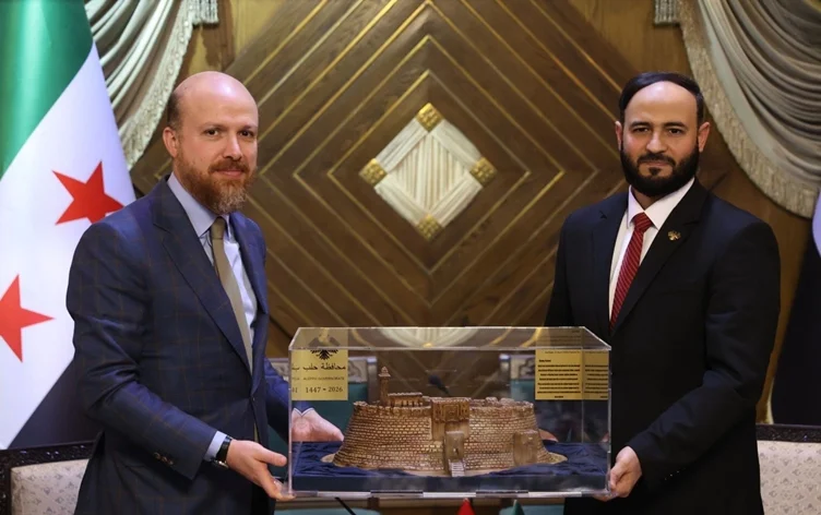 Bilal Erdoğan visits Aleppo during Syria trip
