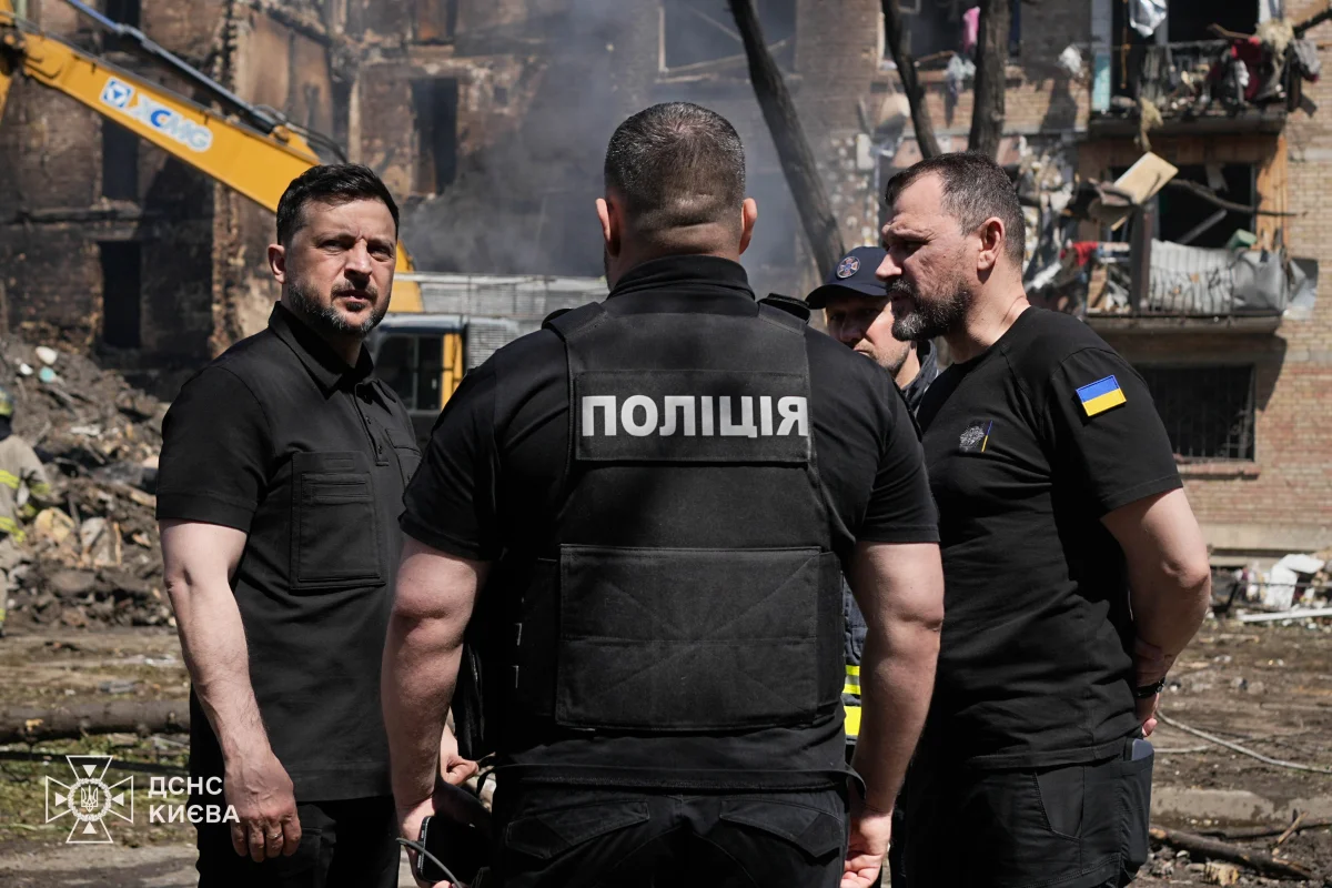 Zelenskyy: Russia hit Kyiv, killing two and injuring dozens