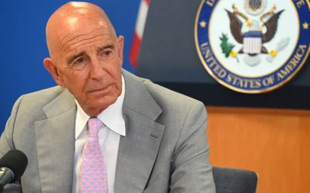 US envoy Barrack backs constructive Damascus-SDF dialogue