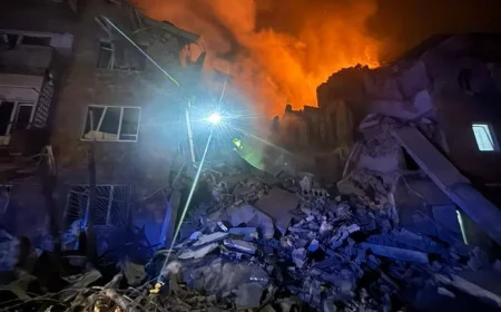 Russia launches major air attack on Ukraine, hitting Kyiv, Mykolaiv and Odesa