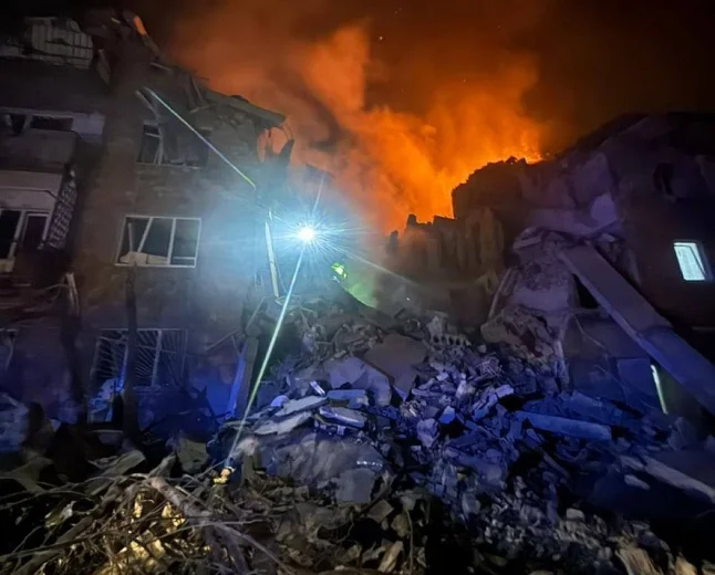 Russia launches major air attack on Ukraine, hitting Kyiv, Mykolaiv and Odesa