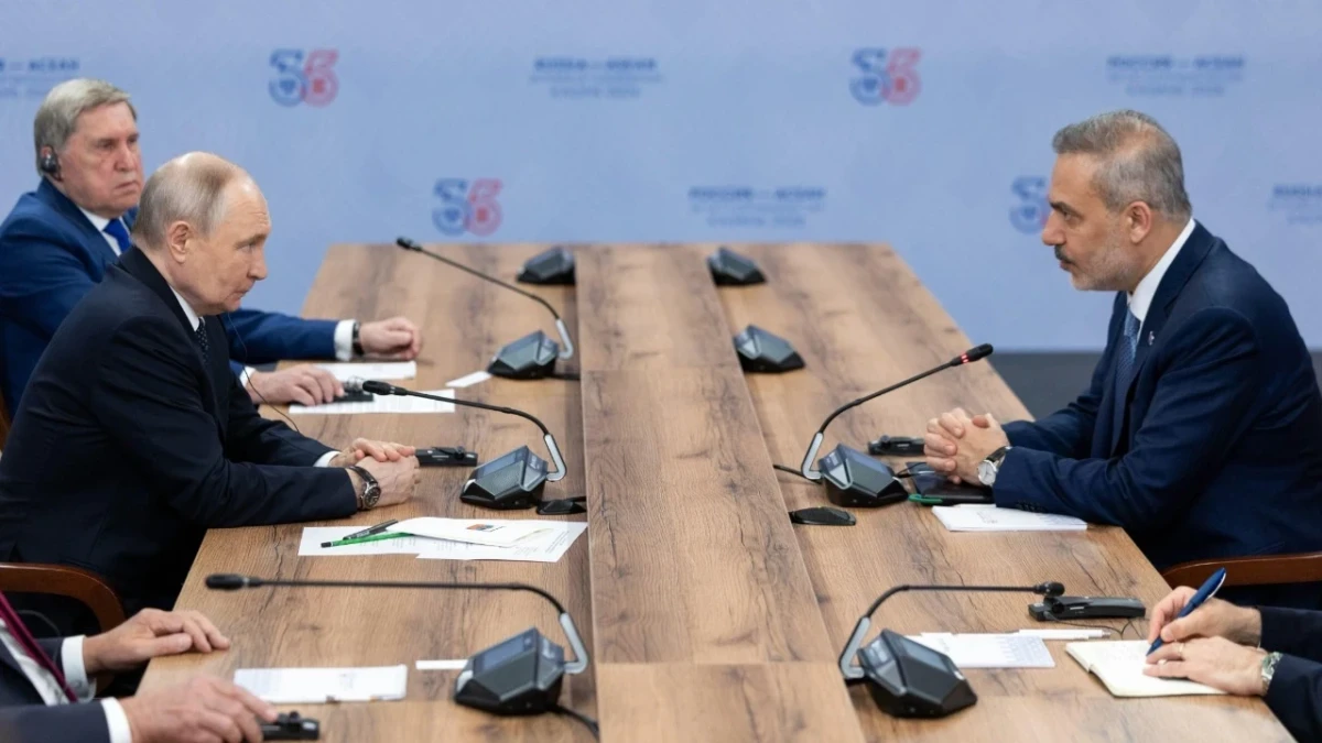 Putin receives Hakan Fidan in Kazan as Ukraine and Black Sea top agenda