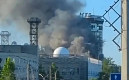 Zelenskyy says Ukraine’s Flamingo missile struck Russian facility