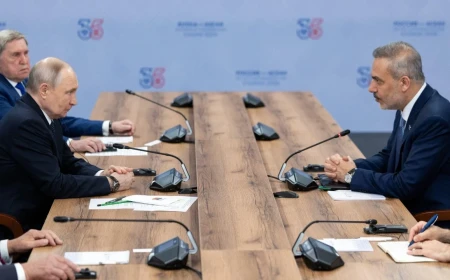 Putin receives Hakan Fidan in Kazan as Ukraine and Black Sea top agenda