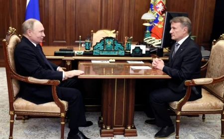 Sberbank Chief Gref Warns Putin: Russia’s Economy Cannot Bear War