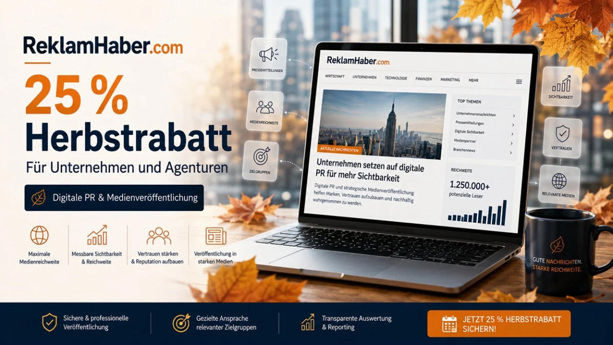 ReklamHaber.com startet 25-Prozent-Herbstaktion für Firmen und Agenturen