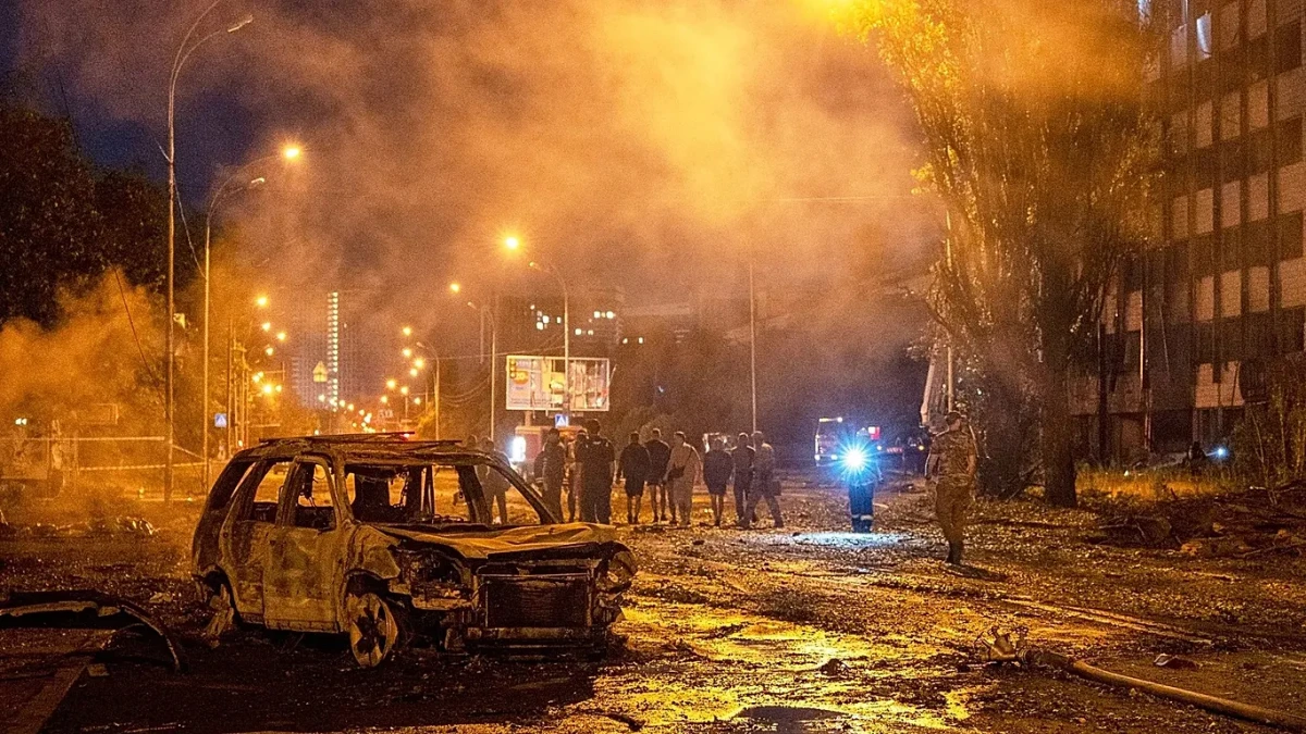 Russian ballistic missile attack on Kyiv kills 9, injures over 30