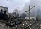 Russian strike on Kyiv railway depot kills seven, including six rail staff