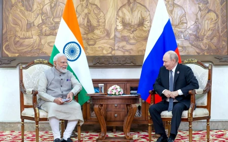 Modi urges Putin to end war as India’s Russian oil trade faces scrutiny