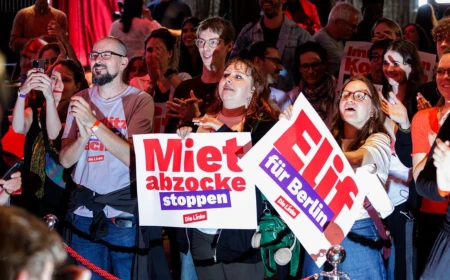 Berlins junge Wähler stärken die Linke wegen Mieten und Bildungspolitik