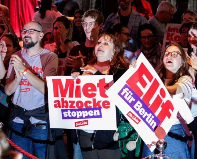 Berlins junge Wähler stärken die Linke wegen Mieten und Bildungspolitik