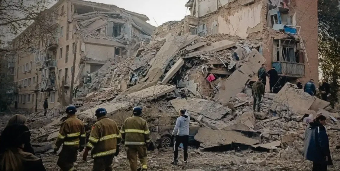 Russian missile strike on Ukraine’s Pryluky kills 16, injures 55 people