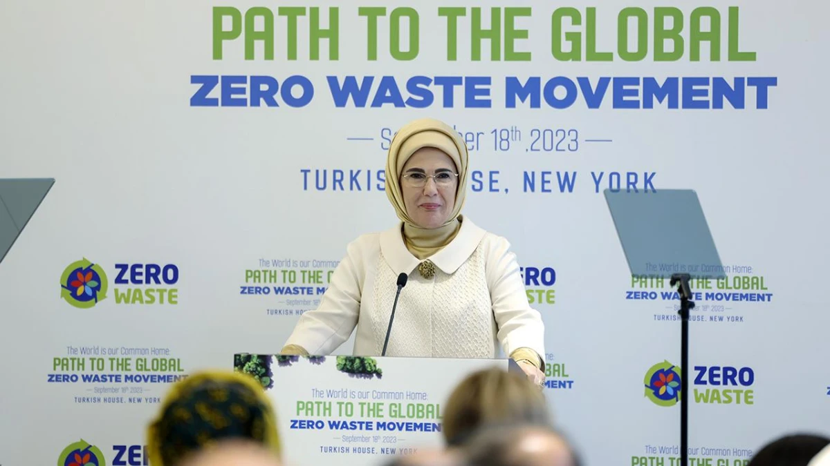 Emine Erdoğan urges shift from throwaway culture to sustainability