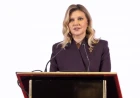 Olena Zelenska opens cultural diplomacy forum with symbolic brooch