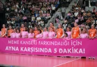 Memorial and Eczacıbaşı turn arena pink for breast cancer awareness