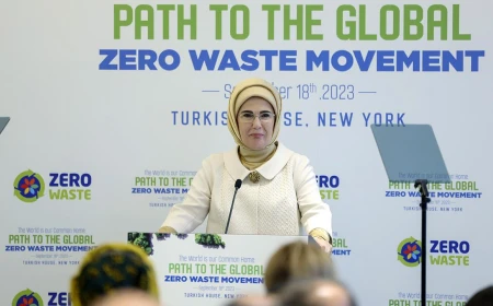 Emine Erdoğan urges shift from throwaway culture to sustainability
