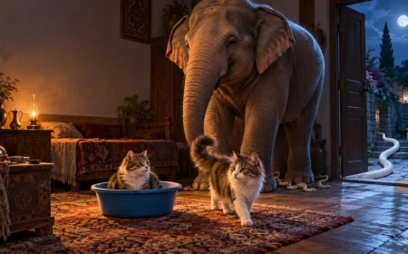 Elephant, cats and snake in a house: boundaries and hidden tensions