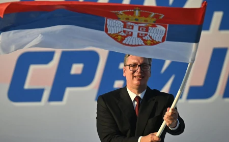 Vucic concedes defeat as Serbia's student-backed list leads election
