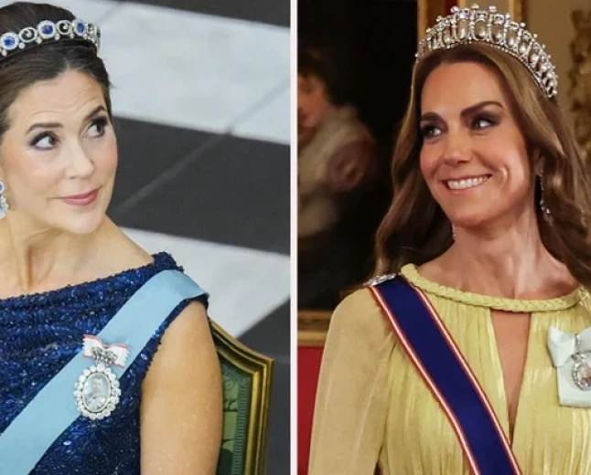Princess Kate wears Diana-linked tiara as Oman returns to Windsor